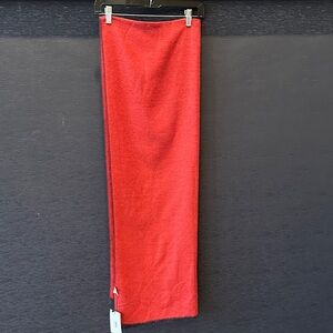 Chic Dark Red Women's Scarf